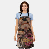 Menagerie van paddenstoelen schort (Gedragen)