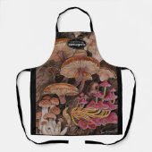 Menagerie van paddenstoelen schort (Voorkant)