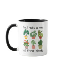 Ménages Café Mug pour maman Plante ou papa Plante