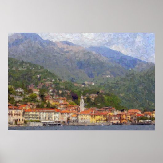 Menaggio, Affiche du Lac de Côme (Devant)