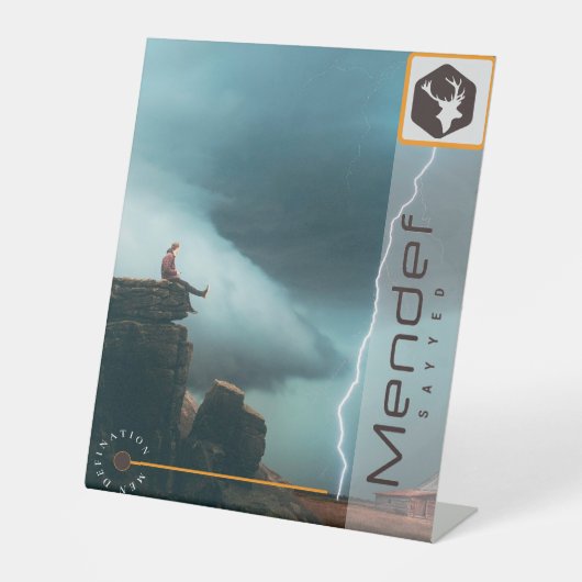 MENDEF RECLAMEBORD MET VOETSTUK (Voorkant)