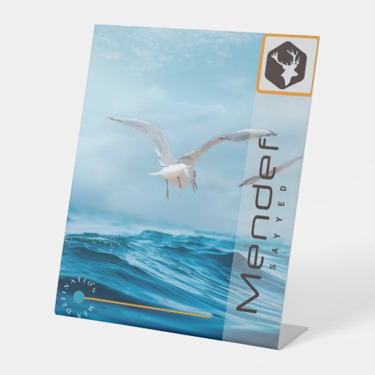 MENDEF RECLAMEBORD MET VOETSTUK (Voorkant)