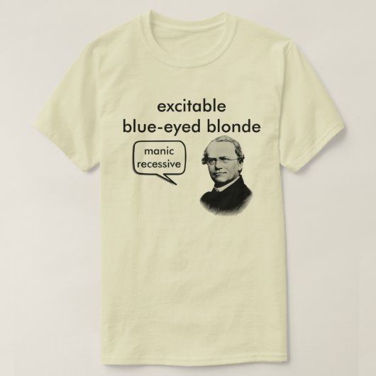 Mendel Manic Recsessief T-shirt (Design voorkant)