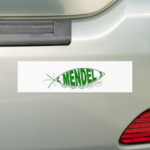 Mendel Peapod Fish Bumpersticker (Op auto)