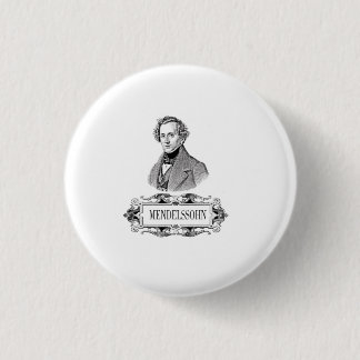 MENDELSSOHN PORTRAIT RONDE BUTTON 3,2 CM
