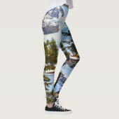 Mendenhall Glacier in de winter Leggings (Rechts)