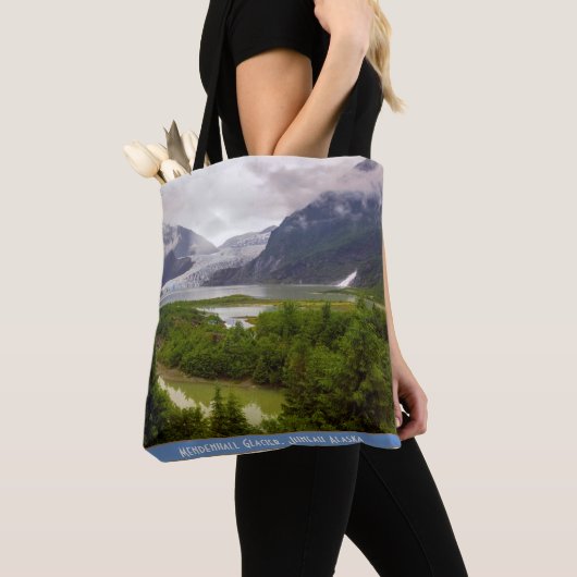 Mendenhall Glacier, Juneau AK Shoulder Tas (Dichtbij)