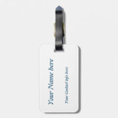 Mendenhall Glacier / Juneau Alaska Bagagelabel (Achterkant verticaal)