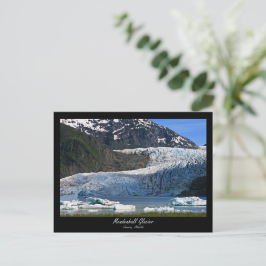 Mendenhall Glacier / Juneau Alaska Briefkaart (Staand voorkant)