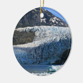 Mendenhall Glacier / Juneau Alaska Keramisch Ornament (Links)