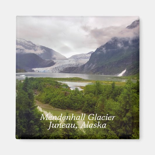 Mendenhall Glacier Juneau Alaska Magnet (Devant)
