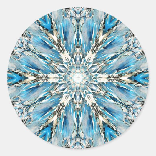 Mendenhall Glacier Mandala Stickers (Voorkant)