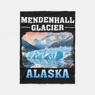 Mendenhall-gletsjer Alaska Buiten kamperen Wandele Fleece Deken