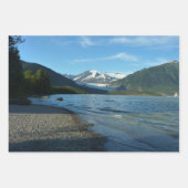 Mendenhall Lake in het landschap van Juneau Alaska Inpakpapier Vel (Voorkant)