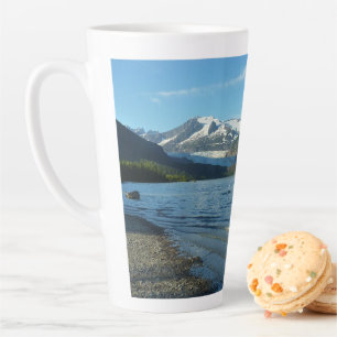Mendenhall Lake in het landschap van Juneau Alaska Latte Mok