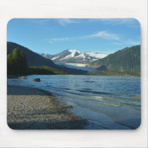 Mendenhall Lake in het landschap van Juneau Alaska Muismat