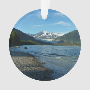 Mendenhall Lake in het landschap van Juneau Alaska Ornament
