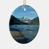 Mendenhall Lake in Juneau Alaska Keramisch Ornament (Rechts)