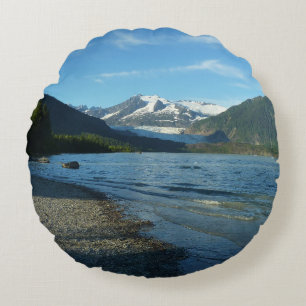 Mendenhall Lake in Juneau Alaska Landschap Rond Kussen