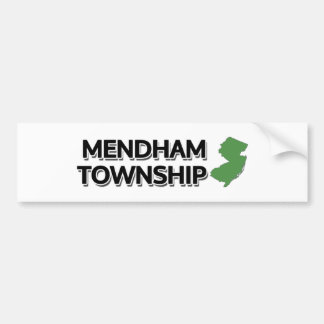 Mendham Township, New Jersey Bumpersticker