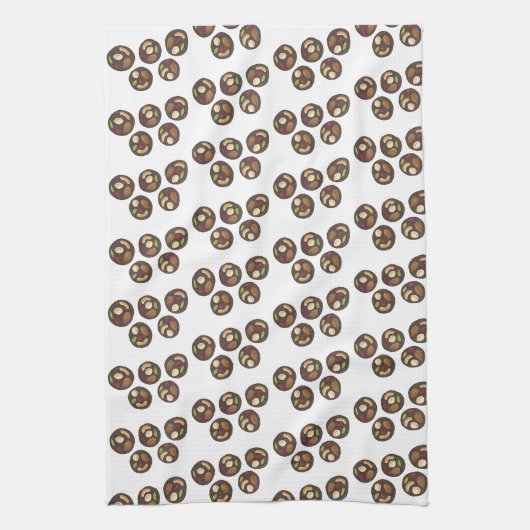 Mendiants Franse chocolade Chocolatier Chocoholic Theedoek (Verticaal)