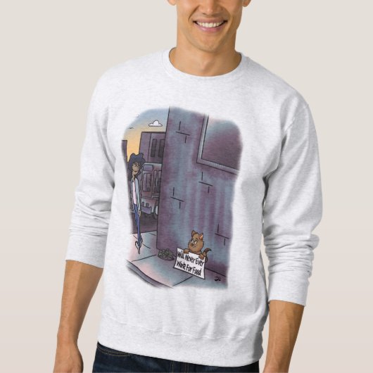 Mendier Cat Ash couleur Sweatshirt (Devant)