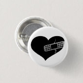 Mending Heart Pin Ronde Button 3,2 Cm (Voorkant /achterkant)