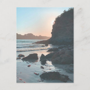 Mendocino Beach Sunset Briefkaart