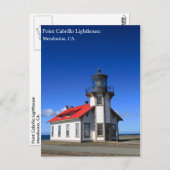Mendocino Lighthouse Post Card Briefkaart (Voorkant / Achterkant)