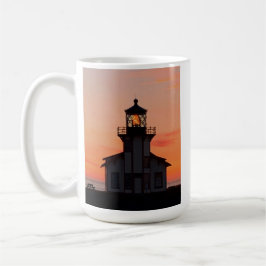 Mendocino Lighthouse Sunset Koffiemok