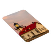 Mendocino Lighthouse Sunset Magneet (Rechterzijde)