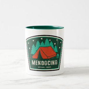 Mendocino National Forest Camping Tweekleurige Koffiemok