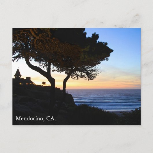 Mendocino Post Card Briefkaart (Voorkant)