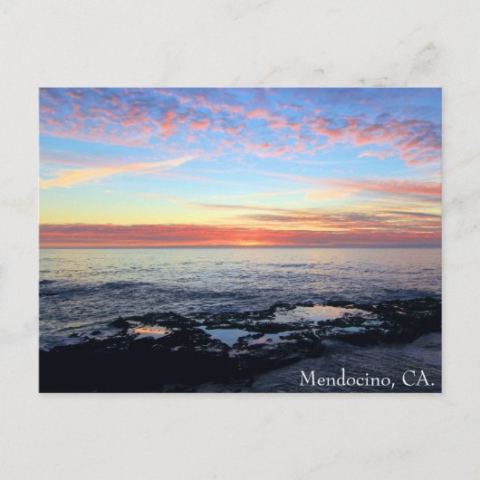 Mendocino Post Card Briefkaart (Voorkant)