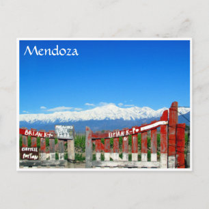 mendoza andes gate briefkaart
