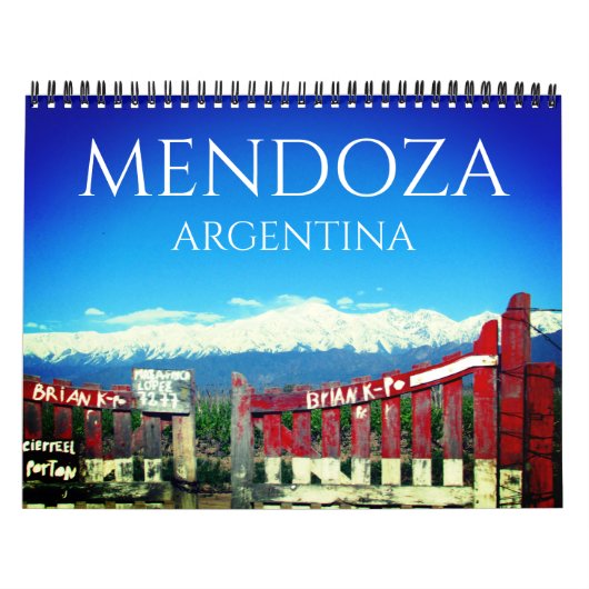 mendoza argentina kalender (Hoes)