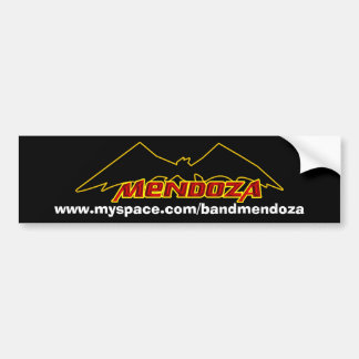 Mendoza * Bat Bumper Bumpersticker