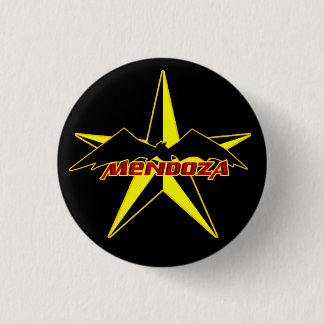 Mendoza* Star Badge Ronde Button 3,2 Cm