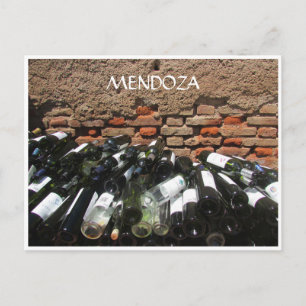 mendoza-wijnflessen briefkaart