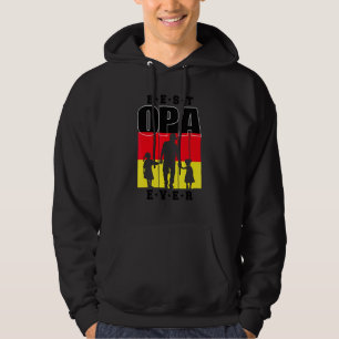 Mene opa Duitse opa van 2 kleindochters Duitsland Hoodie