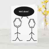 Meneer Benzene, goed gedaan! Kaart (Gele Bloem)