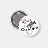 Meneer Castaway Regenboogforel Magneet (Voorkant / Achterkant)