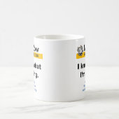 Meneer Cow mok. Ik weet wat ik doe Koffiemok (Center)