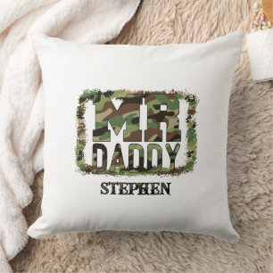 Meneer Daddy Camouflage Ontwerp met Aangepaste Naa Kussen
