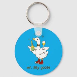 Meneer Domme Gans Trouw Verlaat Feestje Funny Sleutelhanger