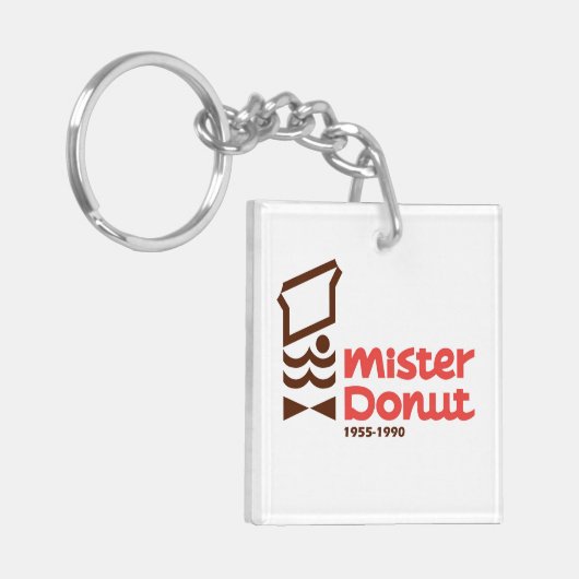 Meneer Donut, Mr Donut Sleutelhanger (Voorkant Links)