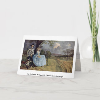 Meneer en mevrouw Andrews door Thomas Gainsborough Kaart