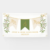 Meneer en mevrouw Car Banner (Horizontaal)