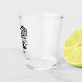 Meneer en mevrouw Diamond Ring Wedding Favoriet Shot Glas (Rechts)