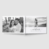 Meneer en mevrouw Elegant Handgeschreven Script Fo Gastenboek (Volledig)